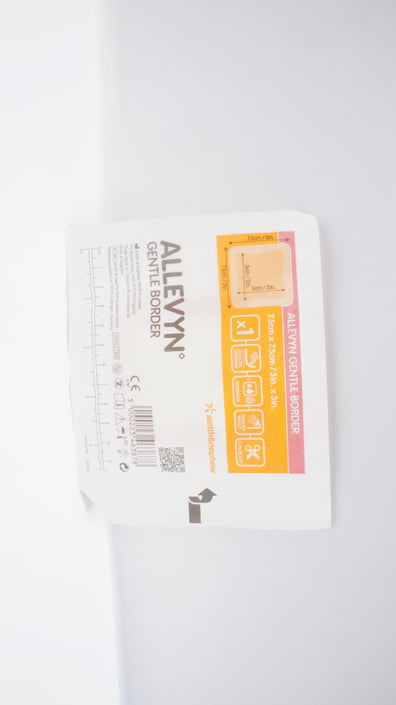 Smith&Nephew 66800276 Allevyn Gentle Border Dressing 3 x 3inch